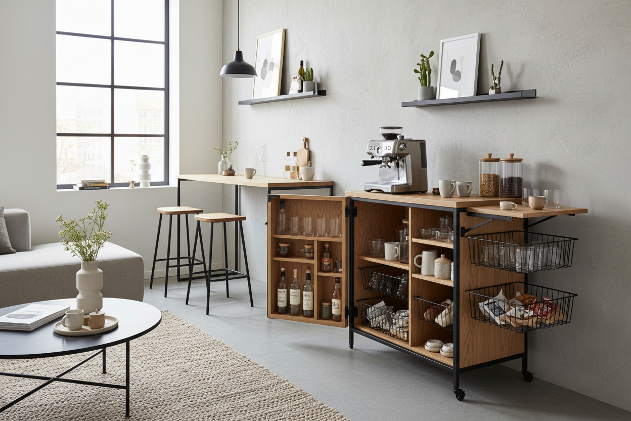 I Refuse to Buy a Kitchen Bar Cart Without Hidden Storage