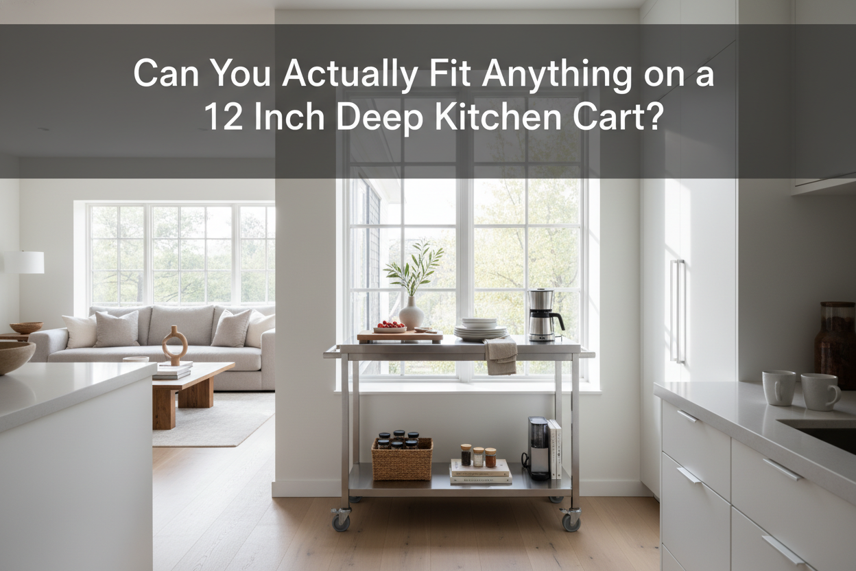 Can You Actually Fit Anything on a 12 Inch Deep Kitchen Cart?