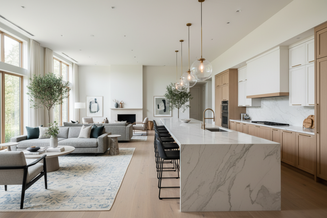 Why I Chose an Extra Large Kitchen Island Over a Proper Dining Room