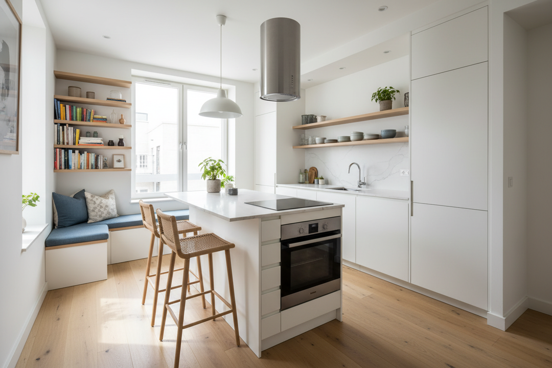 Is a Small Kitchen Island Stove a Layout Hack or a Hazard?