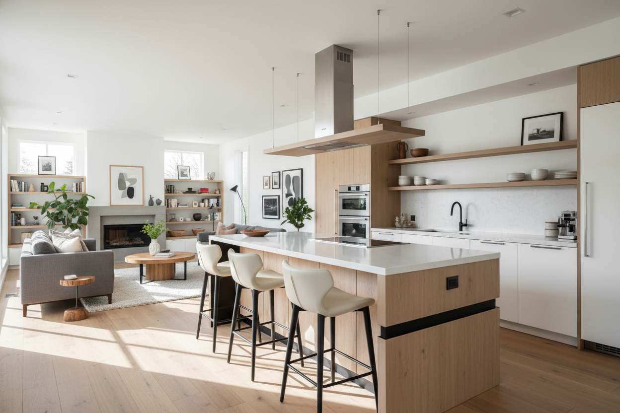We Ripped Out a Wall for a Center Island Kitchen With Stove