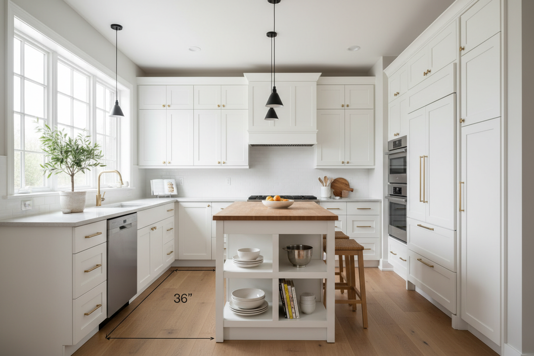 The Clearance Math That Makes Small Kitchen Designs With Island Work