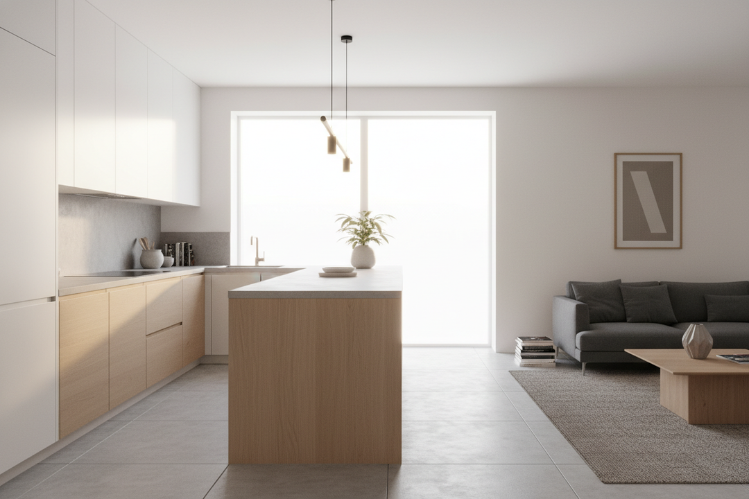 Why I Prefer a Simple Kitchen With Island Over a Mega-Centerpiece
