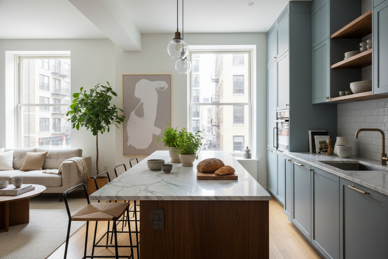 Why I Chose a Big Island in Small Kitchen Chaos Over Walkway Space