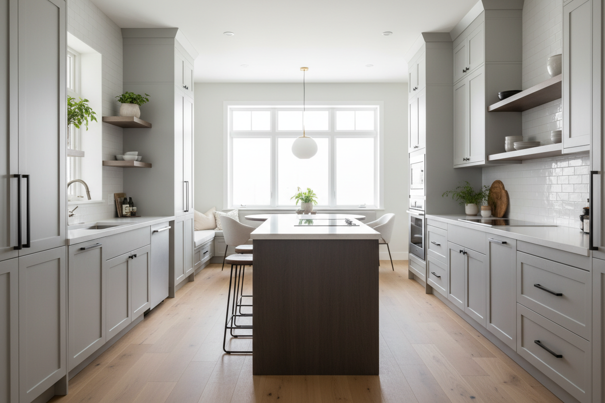 The Tollbooth Effect: Why Your Narrow Kitchen Ideas With Island Fail