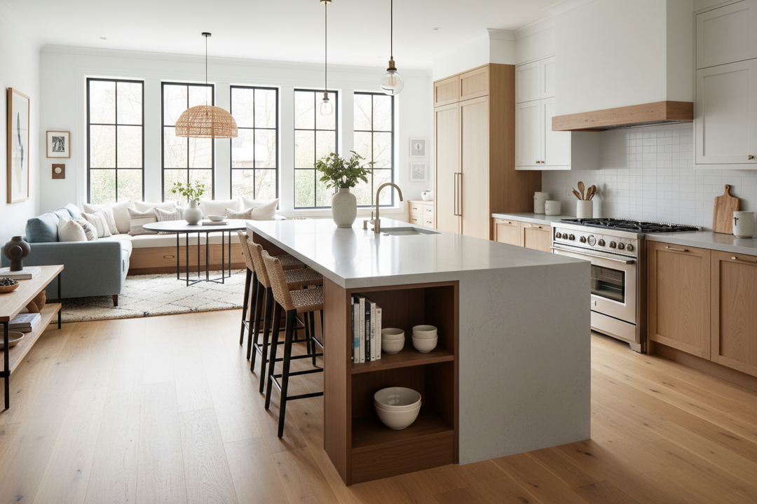 Why I Purposely Chose an Angled Kitchen Island (Yes, Really)