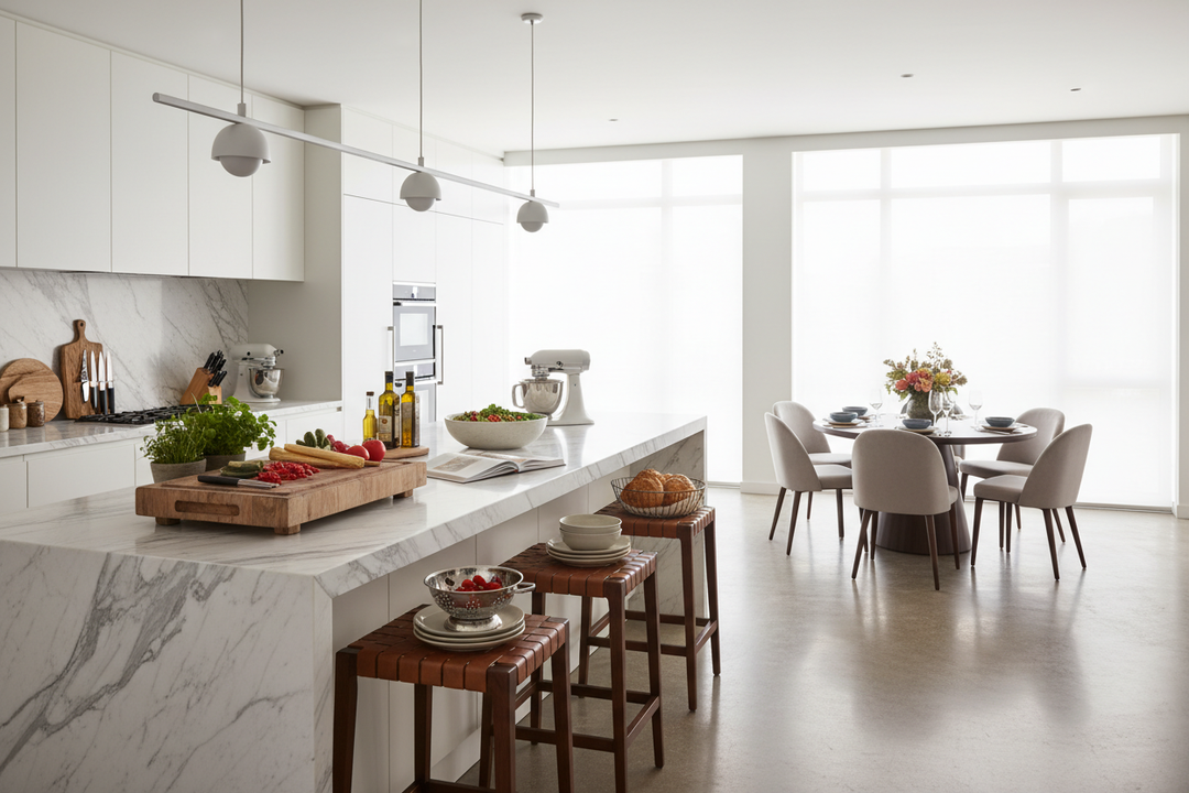 Stop Pretending Your Centre Island for Kitchen Prep Is a Dining Table