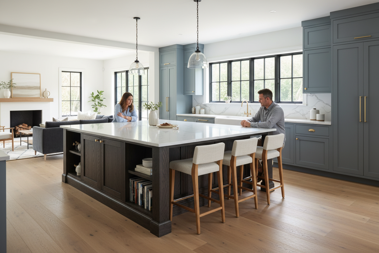 Why Your Custom Kitchen Island With Seating Is So Uncomfortable
