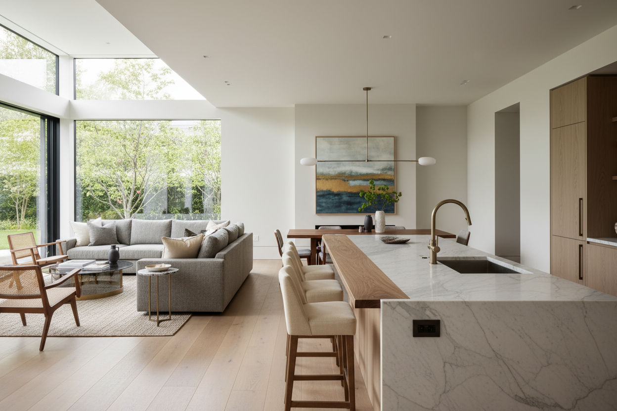 The Exact Overhang Math for a Custom Island With Seating
