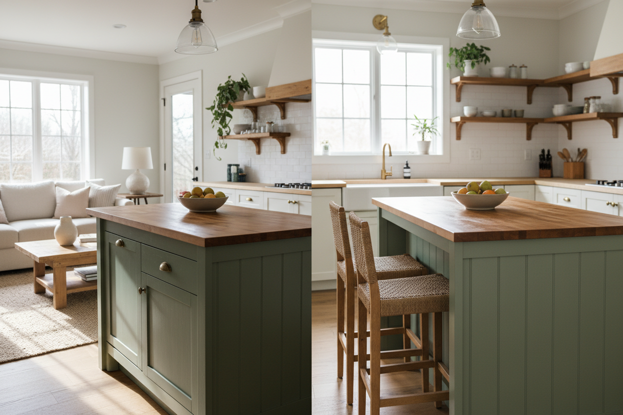 Why a Simple DIY Kitchen Island Update Beats Ripping Out Your Cabinets
