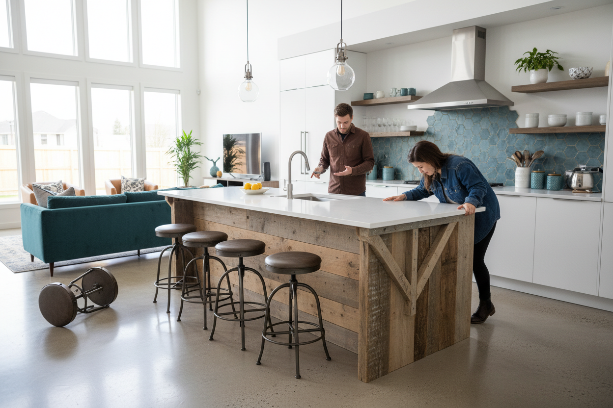 My Pinterest Kitchen Island DIY Looked Great Until We Sat Down