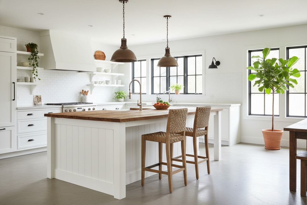 Are Farmhouse Kitchen Islands Too Heavy for Modern Layouts?