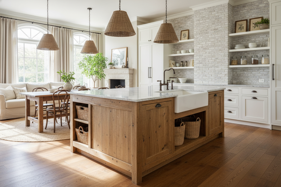 Why I Refuse to Design a Farmhouse Sink Island With Seating