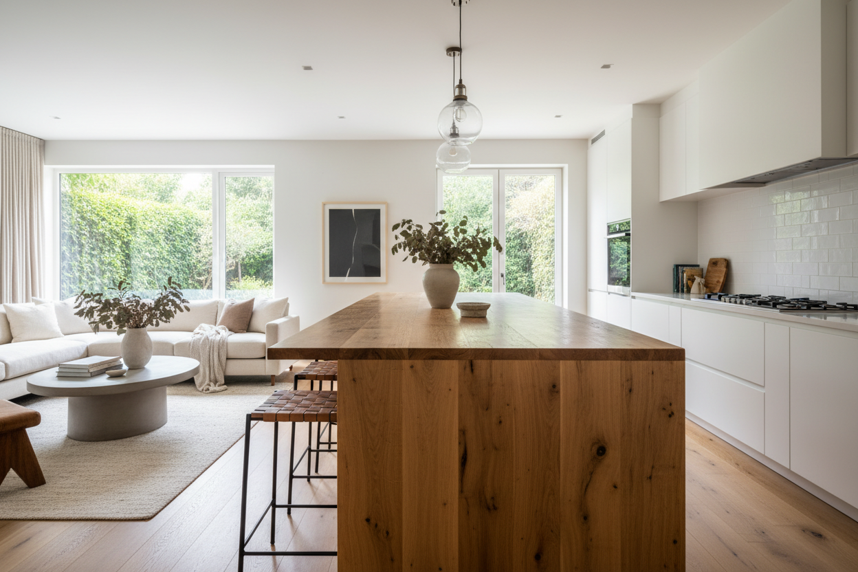 I Stopped Babying My Kitchen Island Top Wood (And It Finally Looks Good)