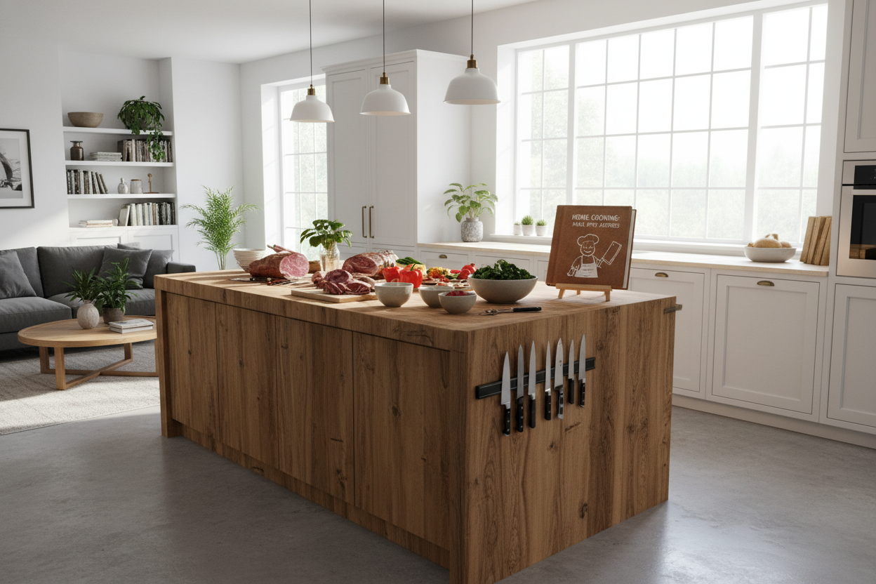 A Chopping Board Island Cured My Meal Prep Rage