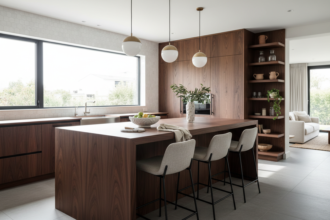 Don't Let Your Dark Wood Kitchen Island Turn Into a Black Hole