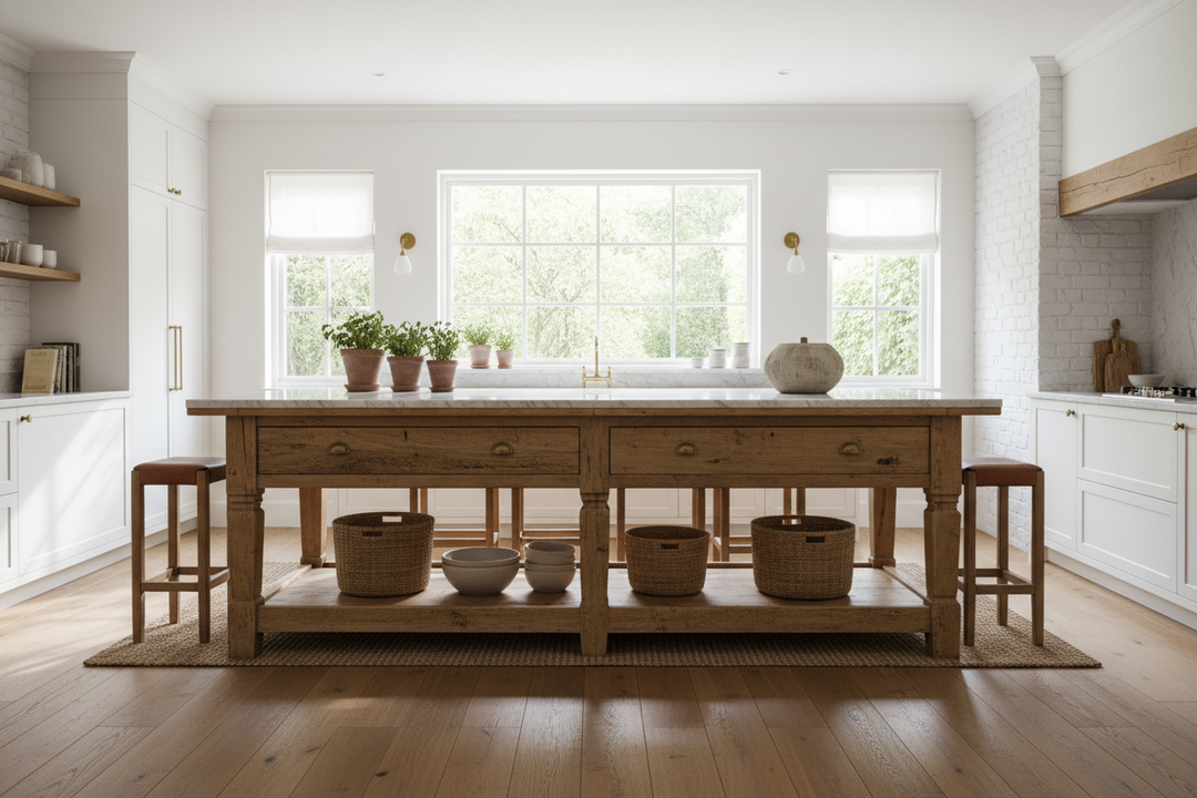 Why the Best Wood Kitchen Island Ideas Look Like Freestanding Furniture