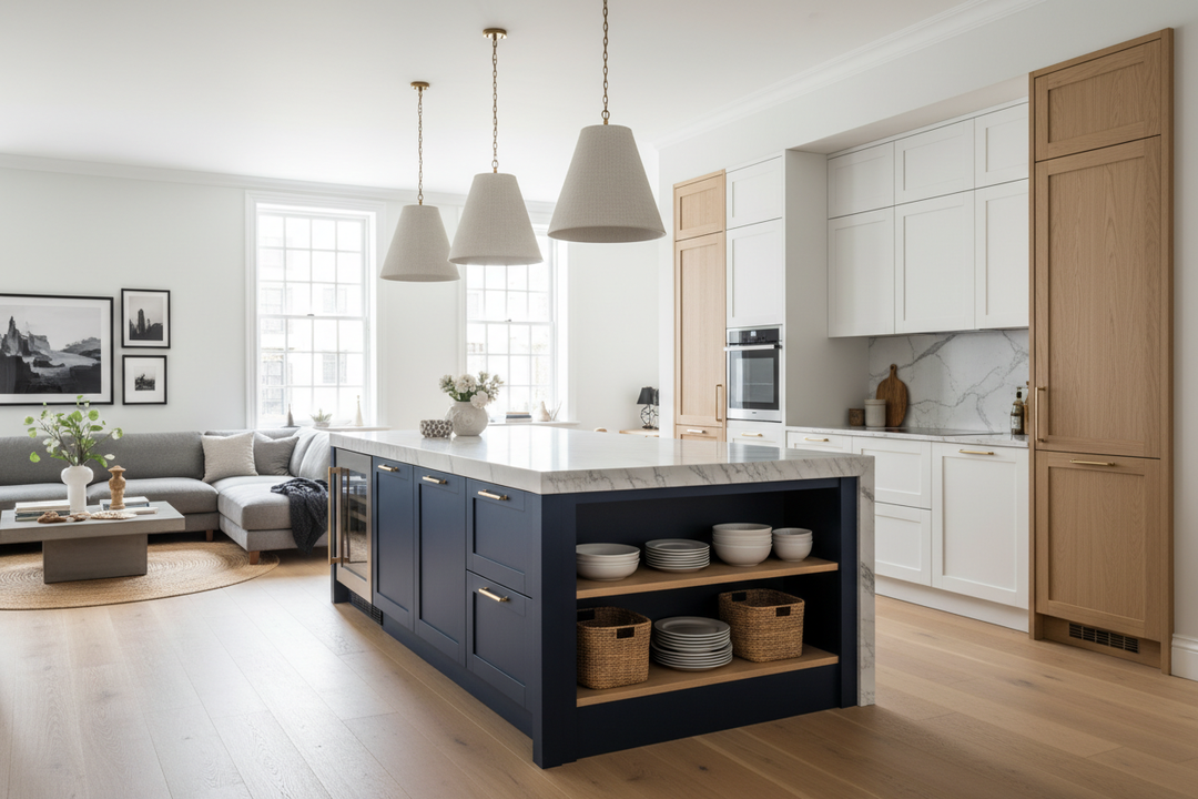 I Faked a $5k Custom Look for IKEA Kitchens With Islands