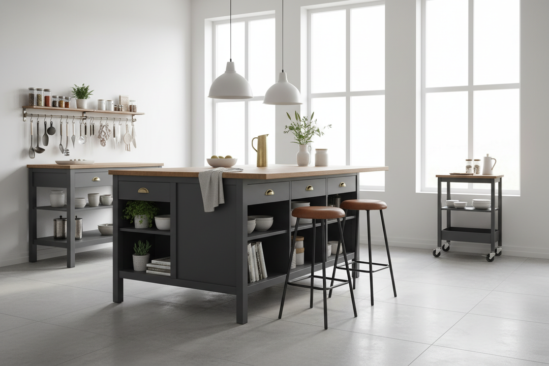 Why I Prefer My IKEA Free Standing Kitchen Island Over a Built-In
