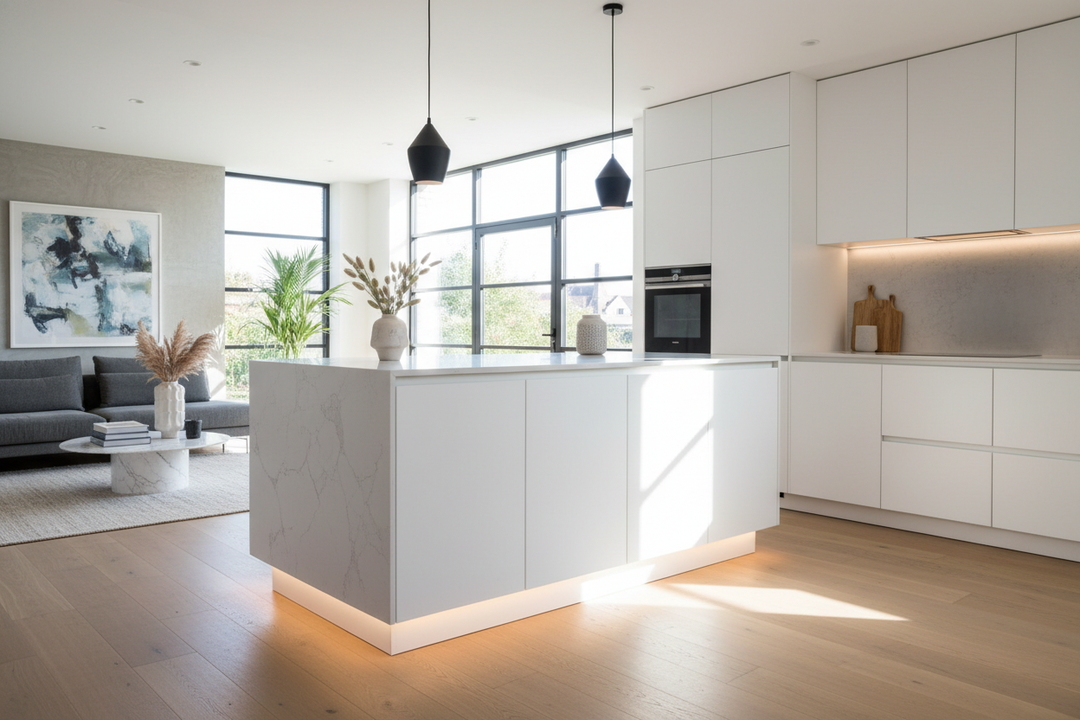The Plinth Hack That Makes an IKEA Floating Island Look Custom