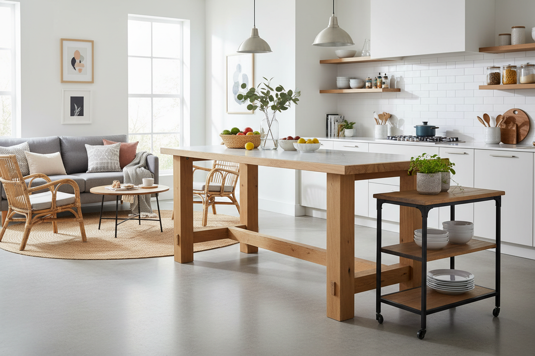 I Finally Found a Home Goods Kitchen Island That Doesn't Wobble