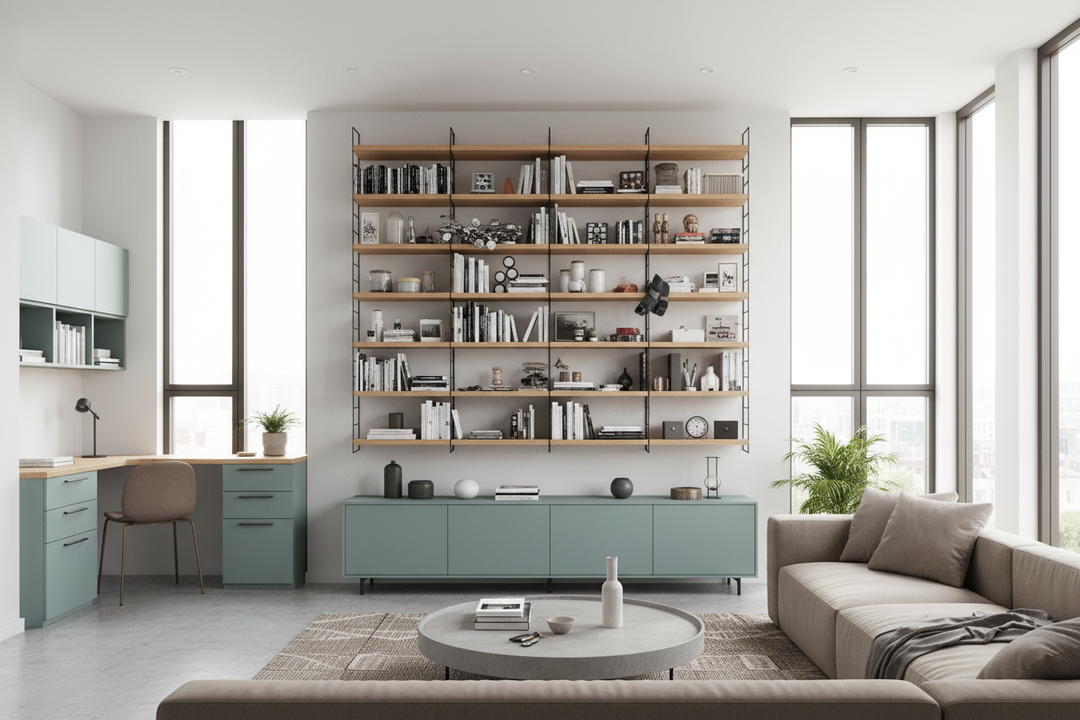 Why Open Shelves Are the Worst Storage Furniture for Small Spaces