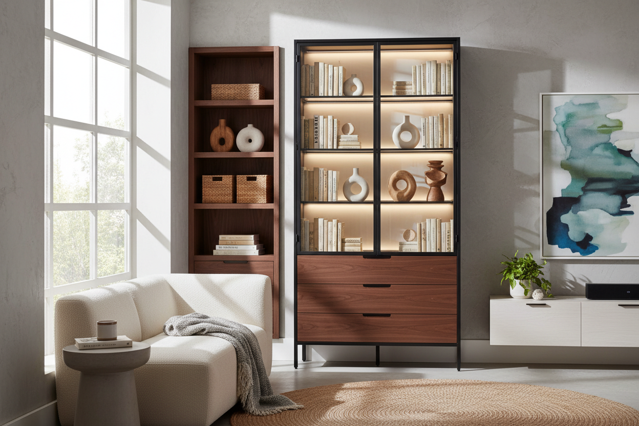 Is a Glass Cabinet and Storage Unit Actually Practical for Real Life?