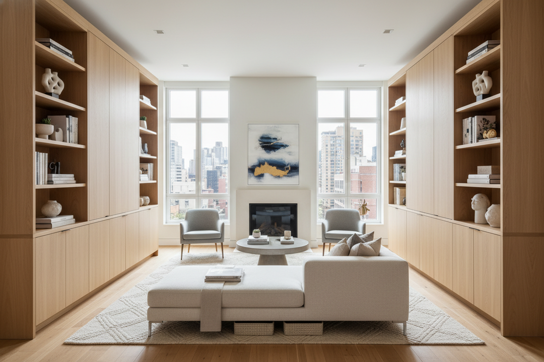 How Two Giant Indoor Storage Cabinets Fixed My Cluttered Living Room