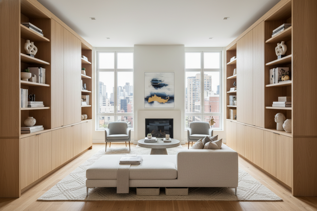 How Two Giant Indoor Storage Cabinets Fixed My Cluttered Living Room