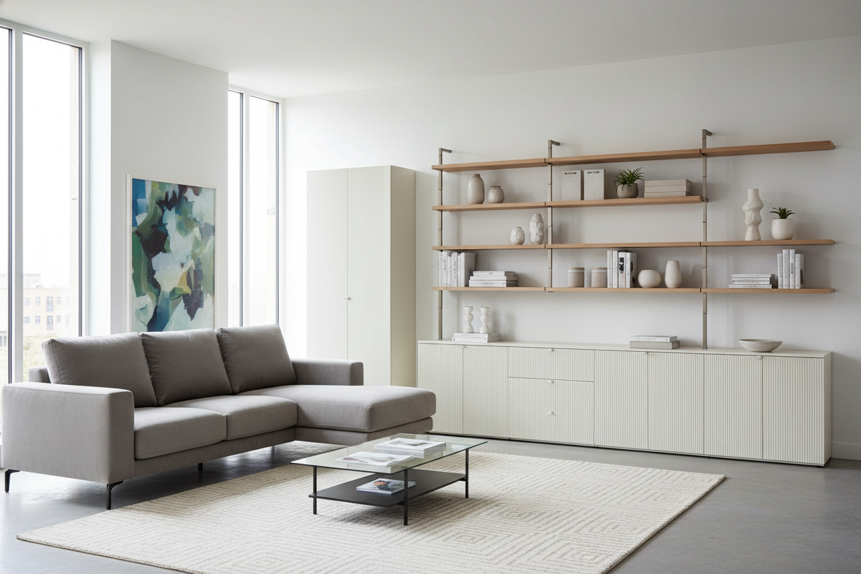 Hide Your Junk in a Storage Cabinet Modern Enough for the Living Room