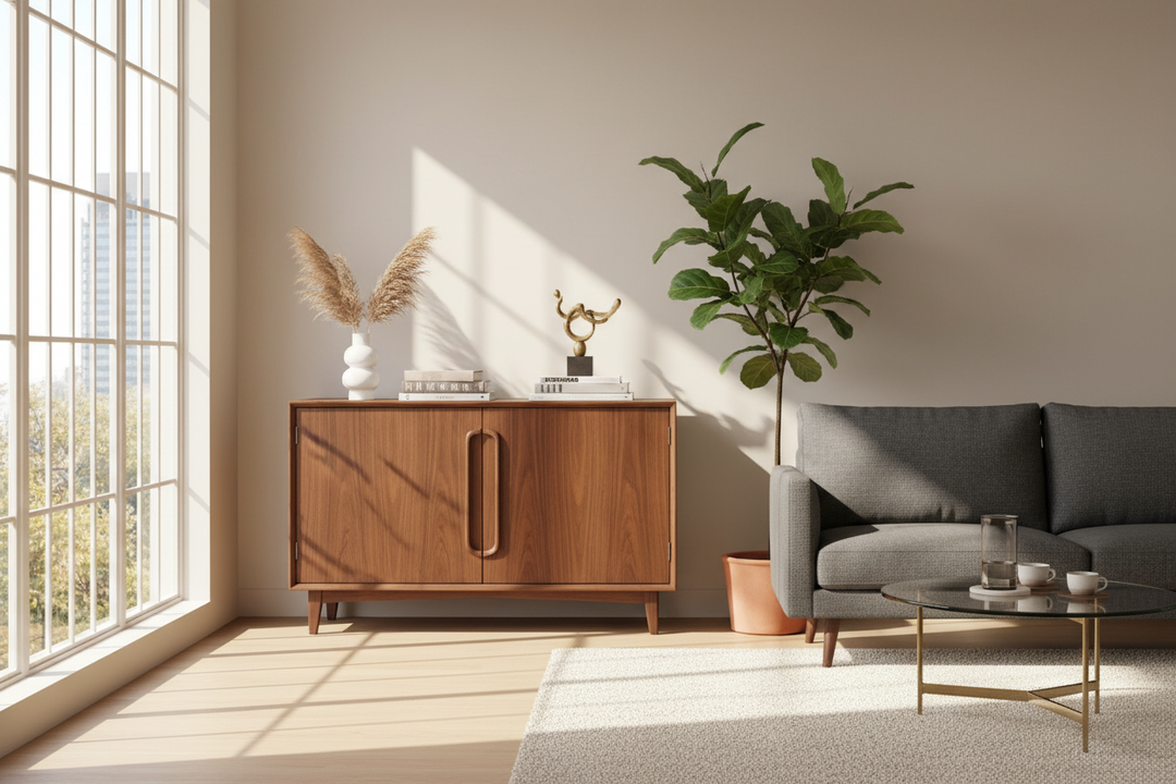 Why Your 'Sterile' Room Desperately Needs a Walnut Storage Cabinet