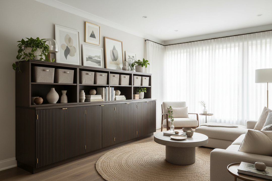 I Hated My Open Floor Plan Until I Bought a Home Storage Cabinet