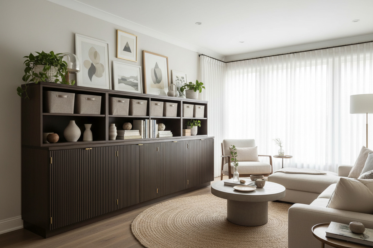 I Hated My Open Floor Plan Until I Bought a Home Storage Cabinet