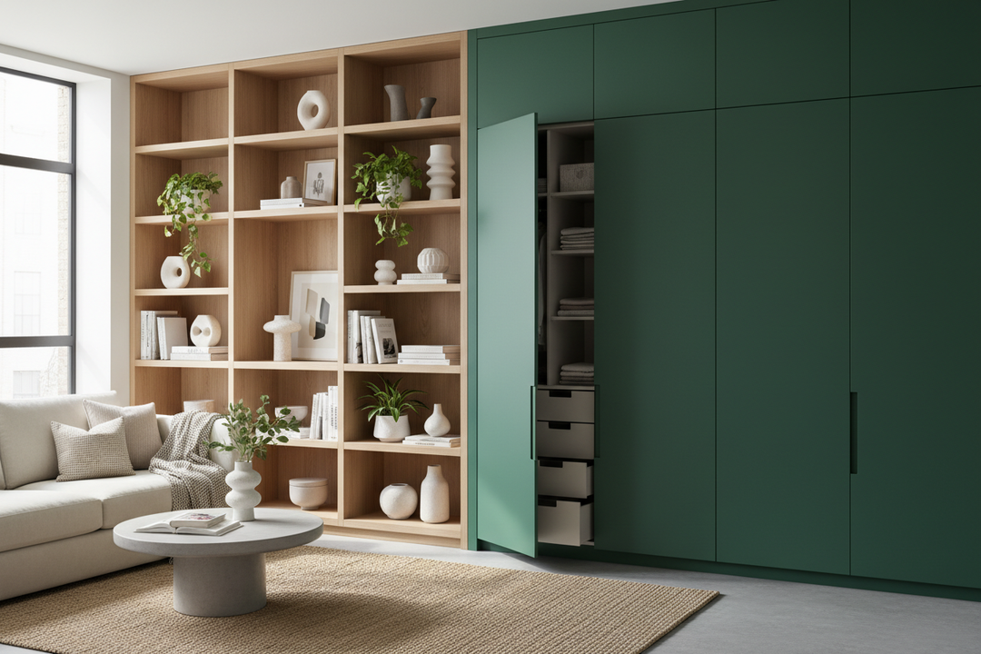 Open Shelves vs. Apartment Storage Cabinets: What Actually Works?