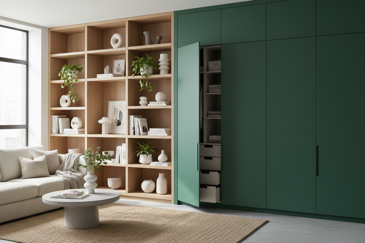 Open Shelves vs. Apartment Storage Cabinets: What Actually Works?