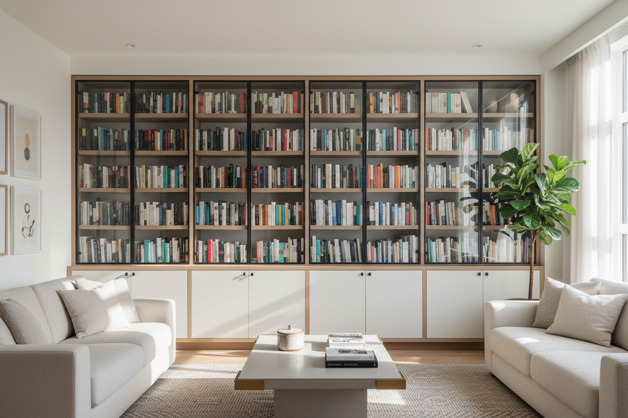 I Love Books But I Hate Dusting: Enter the Shelf With Door