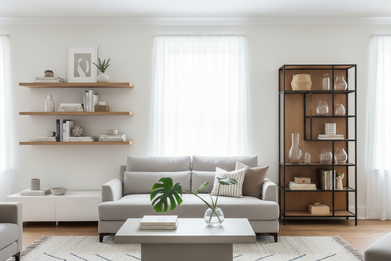 Floating Shelves vs. Cabinet Open Shelves: Which Looks Better?