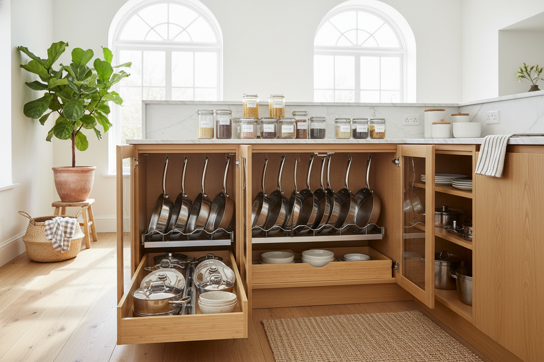 I Stopped Stacking Pans: The Cupboard Organizer Kitchen Setup I Swear By