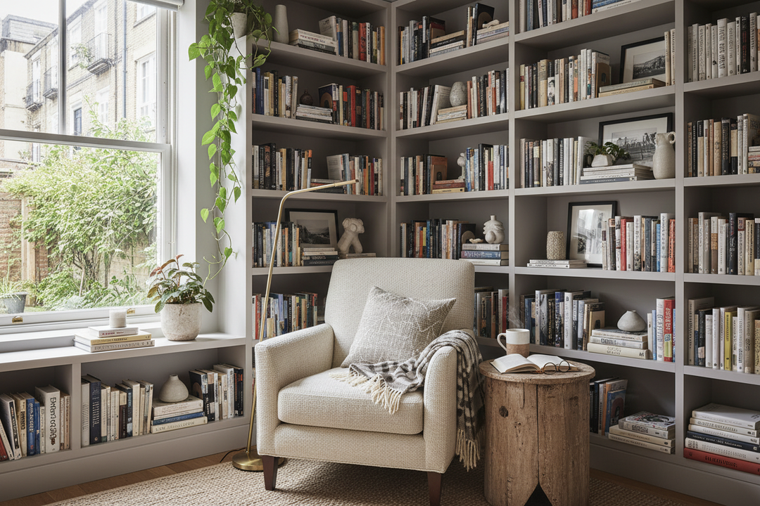 Stop Buying Fake Plants: Your Dead Space Needs a Bookcase Corner