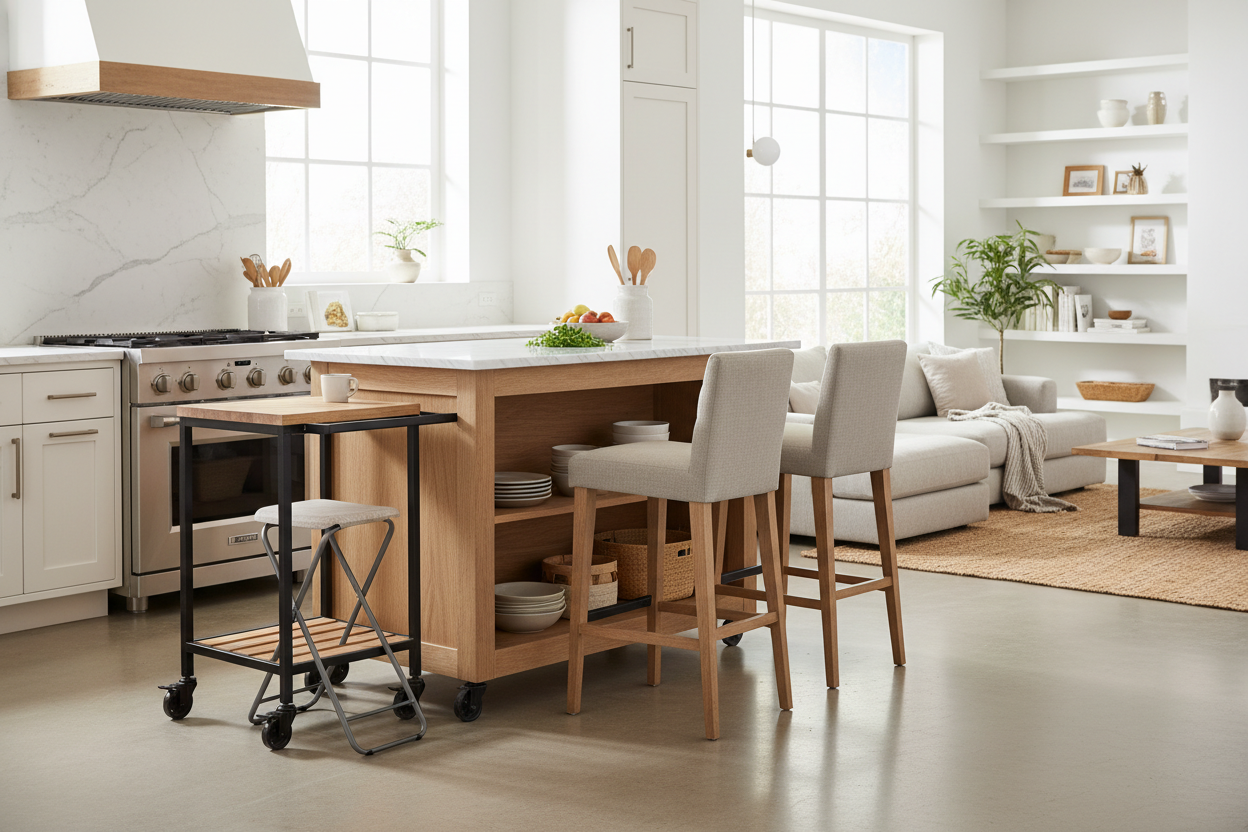 Is a Kitchen Island Portable With Seating Actually Sturdy?