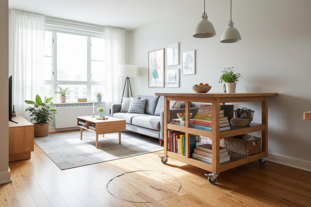 We Built a Kitchen Island Portable IKEA Hack (And Ruined Our Floors)