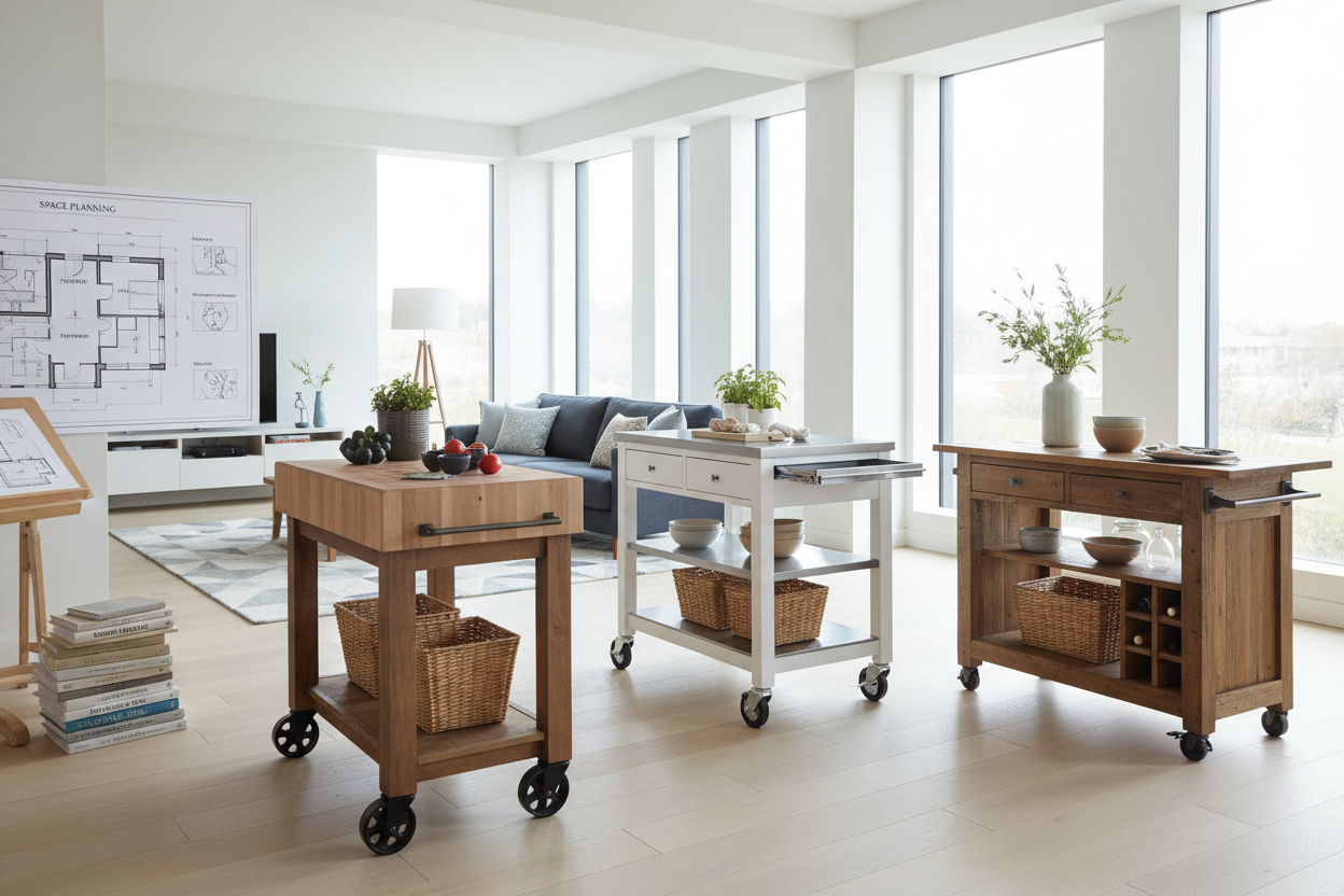 I Paused My Remodel to Try These Movable Kitchen Island Ideas