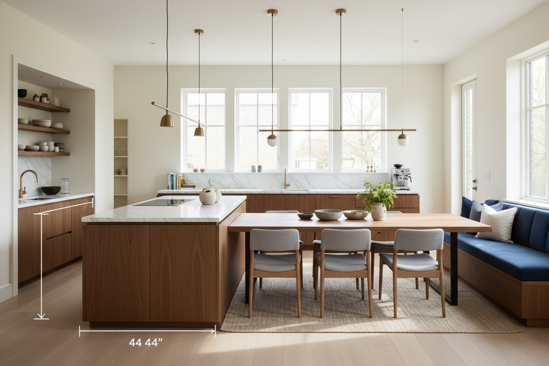 The 44-Inch Rule for Kitchens With Islands and Tables