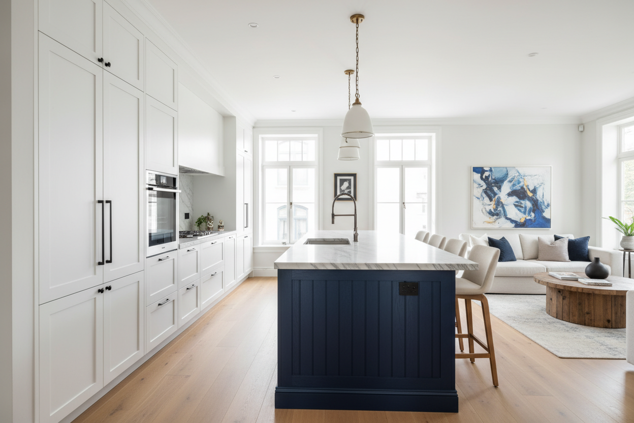 Stop Matching Cabinets: The Case for Contrasting Kitchen Islands