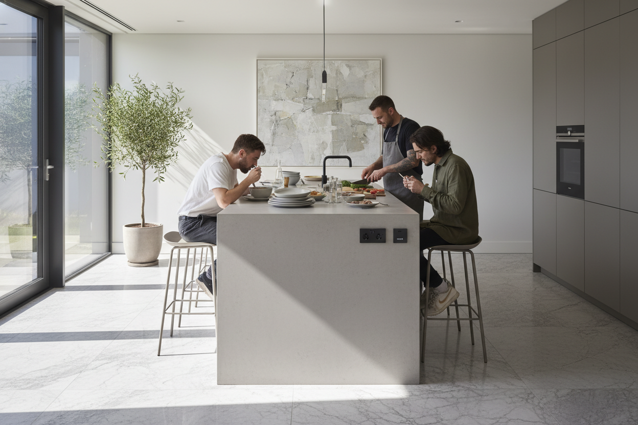 When Your Kitchen Island Doubles As Table (And Fails)