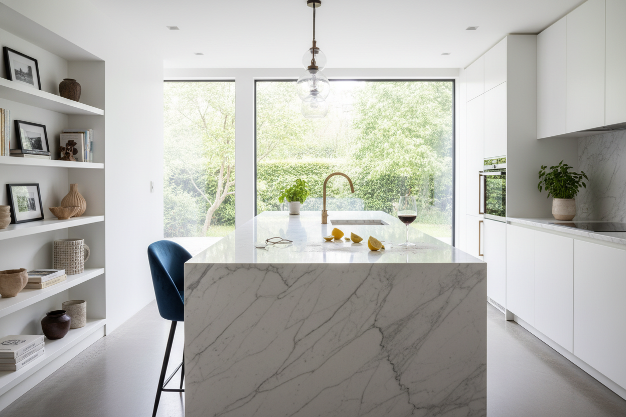 Is a Kitchen Island With Marble Top Actually a Nightmare to Clean?