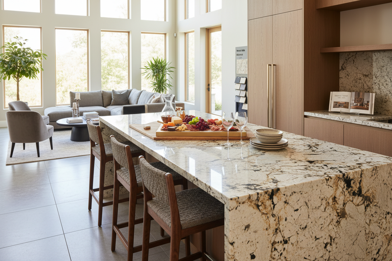 I Traded My Warping Wood Counter for Kitchen Islands Granite