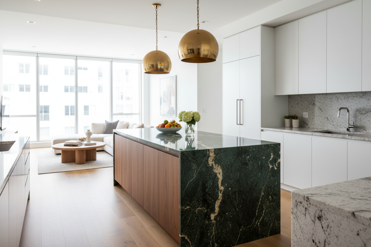 Why I Risked Putting a Different Color Granite on Island