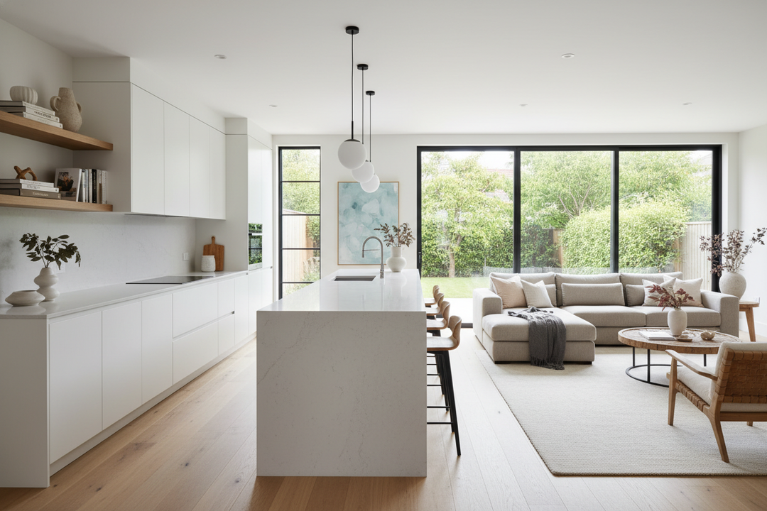 Why I Ditched the Triangle for a Kitchen One Wall With Island