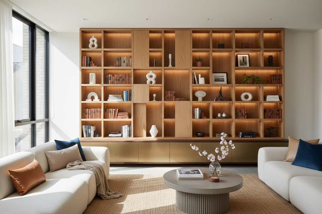 How an Artistic Bookcase Replaced My Cluttered Gallery Wall